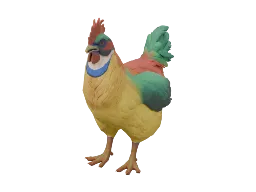 Pet Chicken | Catalana (Yellow and Red)